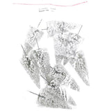 Maxbell 40pcs Snow Covered Model Trees Train Railroad Winter Park Garden Scene Ho N Z