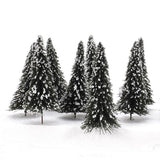 Maxbell 30pcs 4.7 Inch O SCALE CEAR TREES SCENERY MODEL LAYOUT RAILROAD Dollhouse ART
