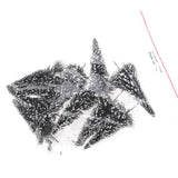 Maxbell 20 White Snow Covered & 10 Bare Model Trees Winter Forest Train Railway Scenery