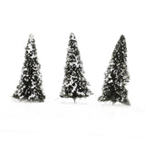 Maxbell 8xLots 10 1/150 Scenery Cedar Trees Miniatures Set for Parking Scenery Accs