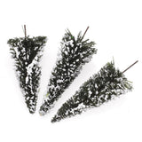 Maxbell 8xLots 10 1/150 Scenery Cedar Trees Miniatures Set for Parking Scenery Accs