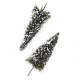 Maxbell 40pcs Snow Covered Model Trees Train Railroad Winter Park Garden Scene Ho N Z