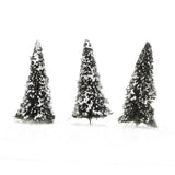 Maxbell 40pcs Snow Covered Model Trees Train Railroad Winter Park Garden Scene Ho N Z