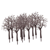 Maxbell 8x10pcs Scenery Landscape Model Bare Tree Trunk Decorations 12cm