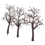 Maxbell 20 White Snow Covered & 10 Bare Model Trees Winter Forest Train Railway Scenery