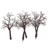 Maxbell 15x10pcs Scenery Landscape Model Bare Tree Trunk Decorations 12cm