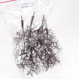 Maxbell 8x10pcs Scenery Landscape Model Bare Tree Trunk Decorations 12cm