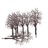 Maxbell 8x10pcs Scenery Landscape Model Bare Tree Trunk Decorations 12cm