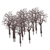 Maxbell 15x10pcs Scenery Landscape Model Bare Tree Trunk Decorations 12cm