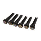 Maxbell 20x6pcs Abalone Dot Guitar Bridge End Pin Set For Acoustic Guitars