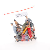Maxbell 20 Painted Railway Train Passenger People Figures 1:25 + 5 Park Bench Model 1:30