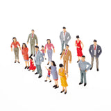 Maxbell 100pcs Train Passenger People Figures Scale 1:150+100pcs Train People Figures