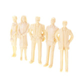 Maxbell 40pcs Painted + Unpainted Model Train Passenger People Figures Scale 1:25