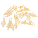 Maxbell 40pcs Painted + Unpainted Model Train Passenger People Figures Scale 1:25
