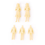Maxbell 40pcs Painted + Unpainted Model Train Passenger People Figures Scale 1:25