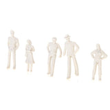 Maxbell 100 Unpainted Model People Figures 1:75 OO scale+5 park bench Scenery layout