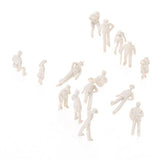 Maxbell 100 Unpainted Model People Figures 1:75 OO scale+5 park bench Scenery layout