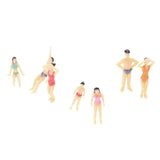 Maxbell 100 Painted Model Train Passenger +20 Beach Pool People Figures N Scale 1:150