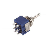 Maxbell 2x Blue Toggle Switch Double Pole Double Throw ON-OFF-ON Guitar Amp 3 Way