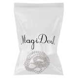 Maxbell 6xMagic Ring Chain Metal Magic Trick Props Knot