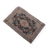 Maxbell Black Miniatures Dollhouse Carpet Furniture Doll House Rug