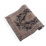 Maxbell Black Miniatures Dollhouse Carpet Furniture Doll House Rug