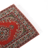 Maxbell Red Miniatures Dollhouse Carpet Furniture Doll House Rug