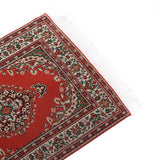 Maxbell Red Miniatures Dollhouse Carpet Furniture Doll House Rug