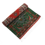 Maxbell Red Miniatures Dollhouse Carpet Furniture Doll House Rug
