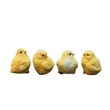 Maxbell 7pcs Artificial Realistic Chicken Figure Outdoor Garden Home Decoration