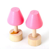 Maxbell Wooden Toy Room Set Dollhouse Furniture Accessory Rose Red