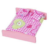 Maxbell Wooden Toy Room Set Dollhouse Furniture Accessory Rose Red