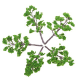Maxbell 5pcs Scale 1:75 12cm Train Layout Set Model Trees Green - Aladdin Shoppers