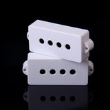 Maxbell 2 Pickup Covers 28.5MM Space plastic 4-string for Electric P Bass+2 Pickup Cover