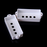 Maxbell 2 Pickup Covers 28.5MM Space plastic 4-string for Electric P Bass+2 Pickup Cover