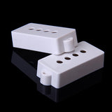 Maxbell 2 Pickup Covers 28.5MM Space plastic 4-string for Electric P Bass+2 Pickup Cover