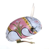 Maxbell 3pcs Wind Up Tin Toy Clockwork Jumping Frog rabbit pecking bird vintage gift