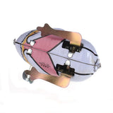 Maxbell 3pcs Wind Up Tin Toy Clockwork Jumping Frog rabbit pecking bird vintage gift