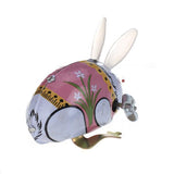Maxbell 3pcs Wind Up Tin Toy Clockwork Jumping Frog rabbit pecking bird vintage gift