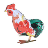 Maxbell 3 Collectiable Vintage WIND UP Pecking Feeding Chicken & Bird Tin Toy Clockwork