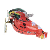 Maxbell 3 Collectiable Vintage WIND UP Pecking Feeding Chicken & Bird Tin Toy Clockwork