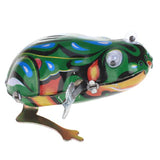 Maxbell 3pcs Wind Up Tin Toy Clockwork Jumping Frog rabbit pecking bird vintage gift