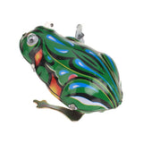 Maxbell 3pcs Wind Up Tin Toy Clockwork Jumping Frog rabbit pecking bird vintage gift