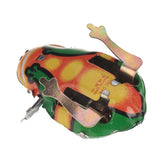 Maxbell Wind Up Tin Toy Jump Frog & Crocodile clockwork toy vintage retro Clockwork gift