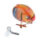 Maxbell Wind Up Jumping Bunny Rabbit + Pecking Chick Clockwork Tin Toy Collectable Gift