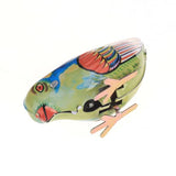 Maxbell 3pcs Wind Up Tin Toy Clockwork Jumping Frog rabbit pecking bird vintage gift