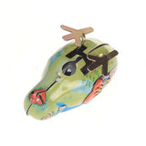 Maxbell 2 Wind Up Pecking Blue Bird Magpie + Cock Rooster Clockwork Tin Collectible Toy