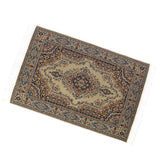 Maxbell 1:12 Dollhouse Carpet Miniature Fashion Doll Woven Carpet 24.2 x 15cm