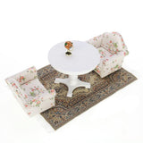 Maxbell 1:12 Dollhouse Carpet Miniature Fashion Doll Woven Carpet 24.2 x 15cm