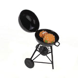 Maxbell Dollhouse Miniature Picnic Kitchenware Barbeque BBQ Cook Roasting Oven Metal
